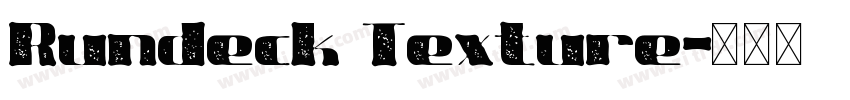 Rundeck Texture字体转换